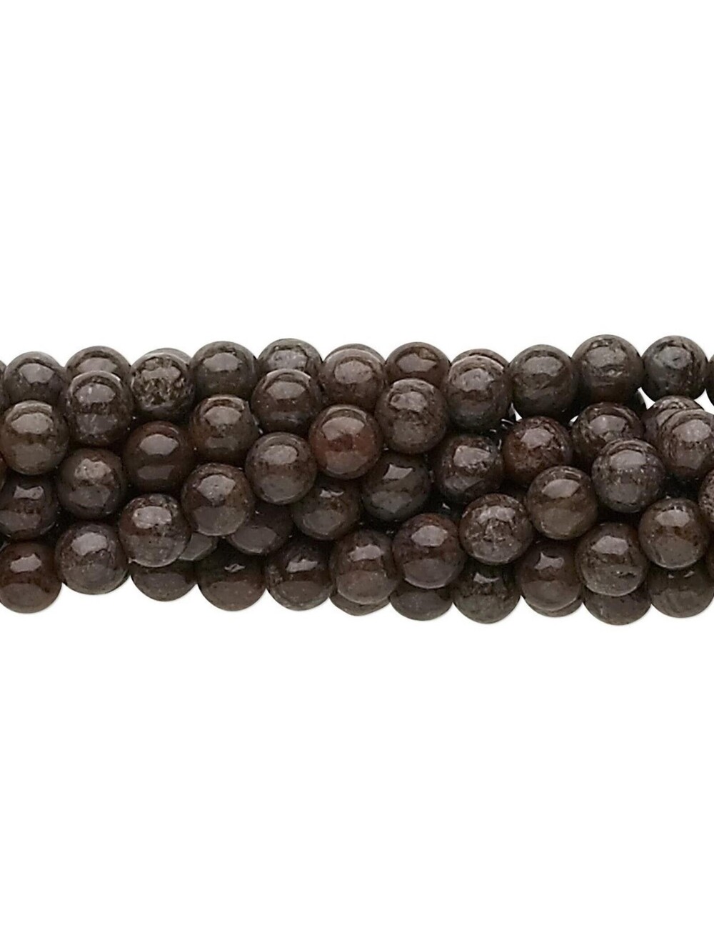 Brown Snowflake Obsidian Gemstone Beads Round 4mm Bulk Lot 50 pcs